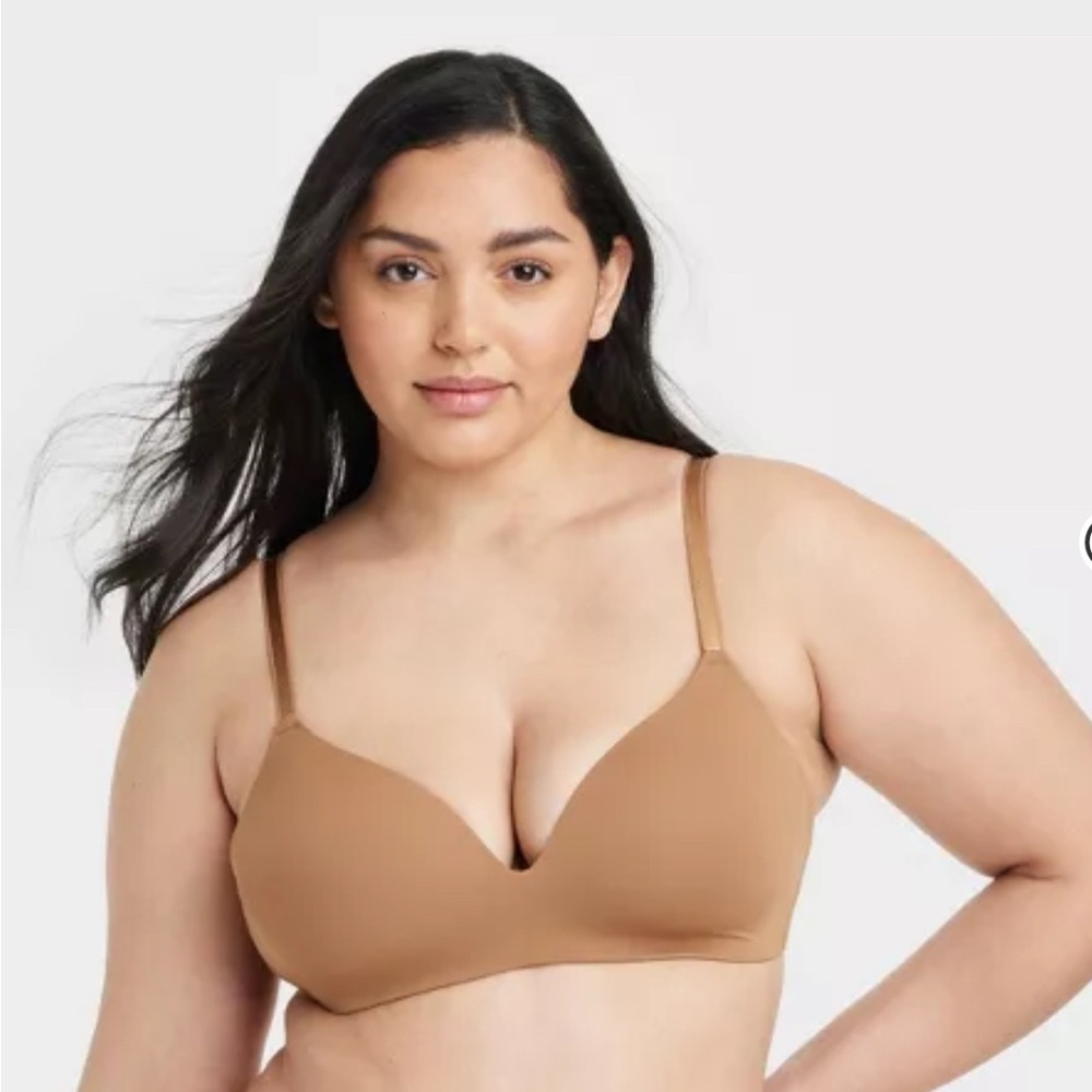 Auden Light Lift Demi Bliss Wireless Bra Seamless Comfort